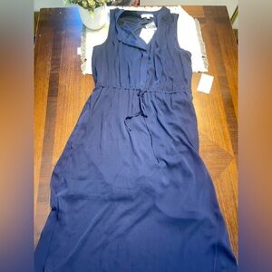 New size large woman’s navy blue dress